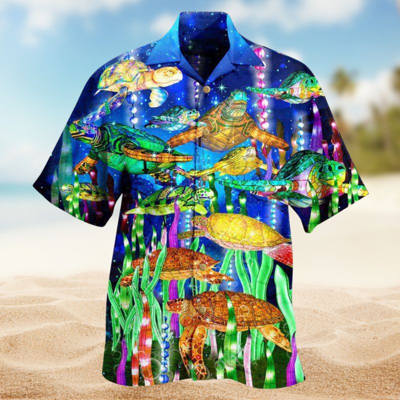 Find My Soul In The Ocean Turtle Hawaiian Shirt For Summer Vacation Beach Travel And Relaxed Casual Wear