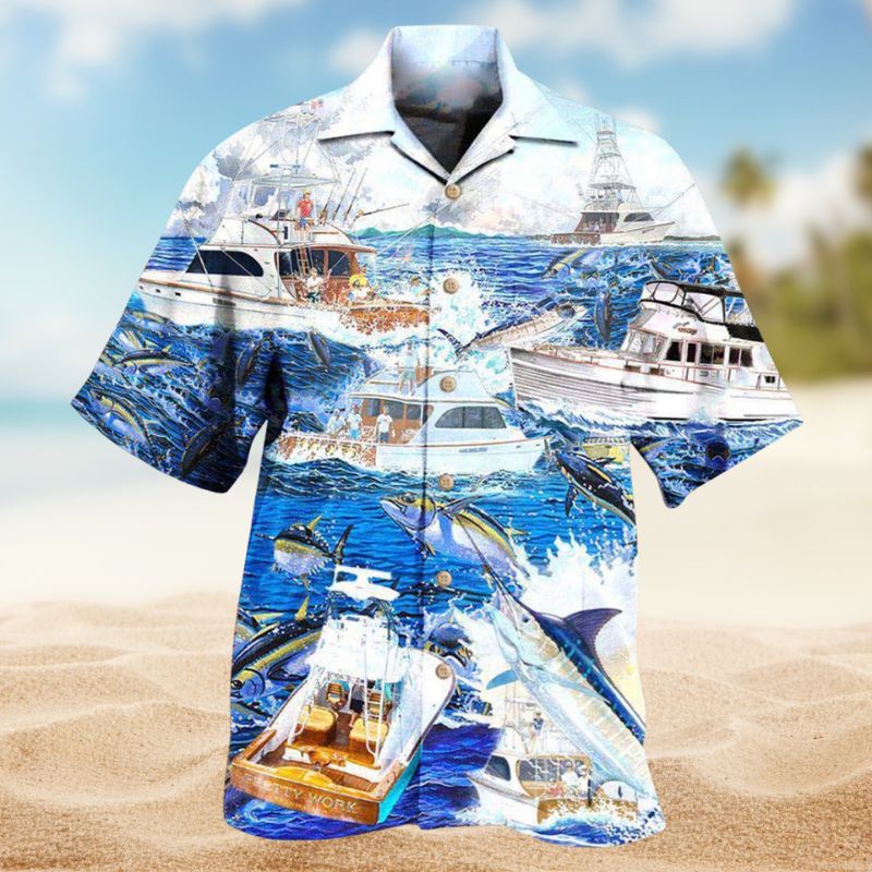 Fishing Game Papa Hawaiian Shirt For Sports Fans, Summer Outings, And Relaxed Vacation Wear