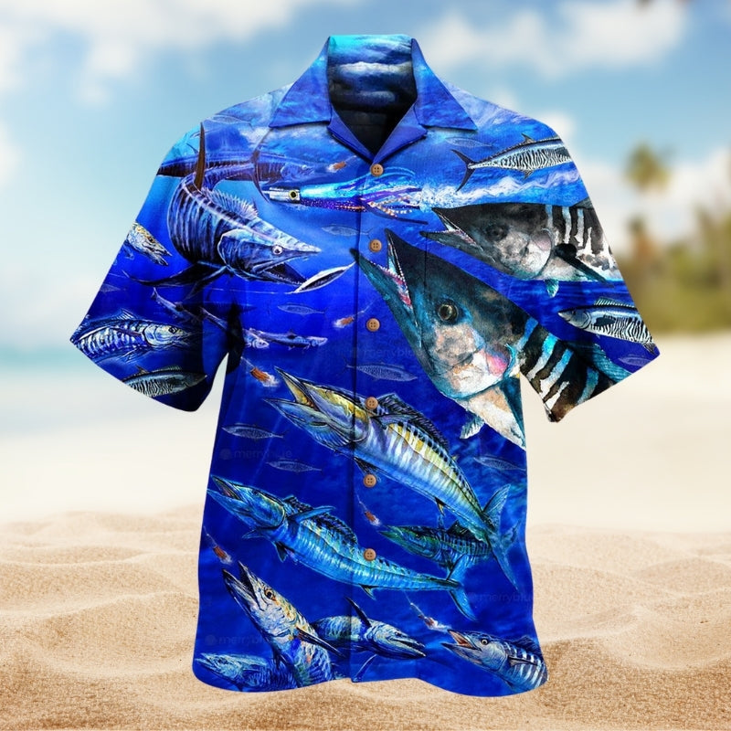 Buffalo Creative Pattern Hawaiian Shirt Fabric Pattern Detail For Outdoor Gatherings