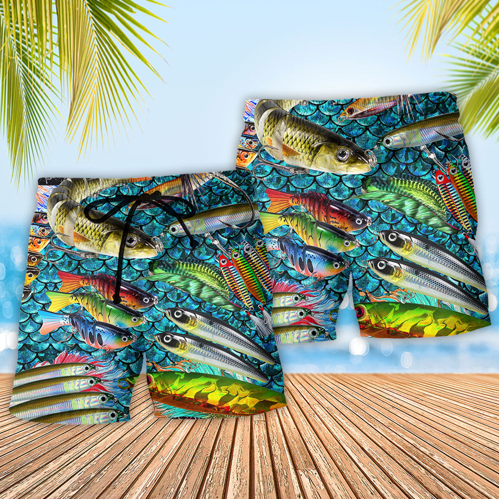 Fishing Humor Master Bait Beach Shorts For Sunny Holidays And Comfortable Daily Styling
