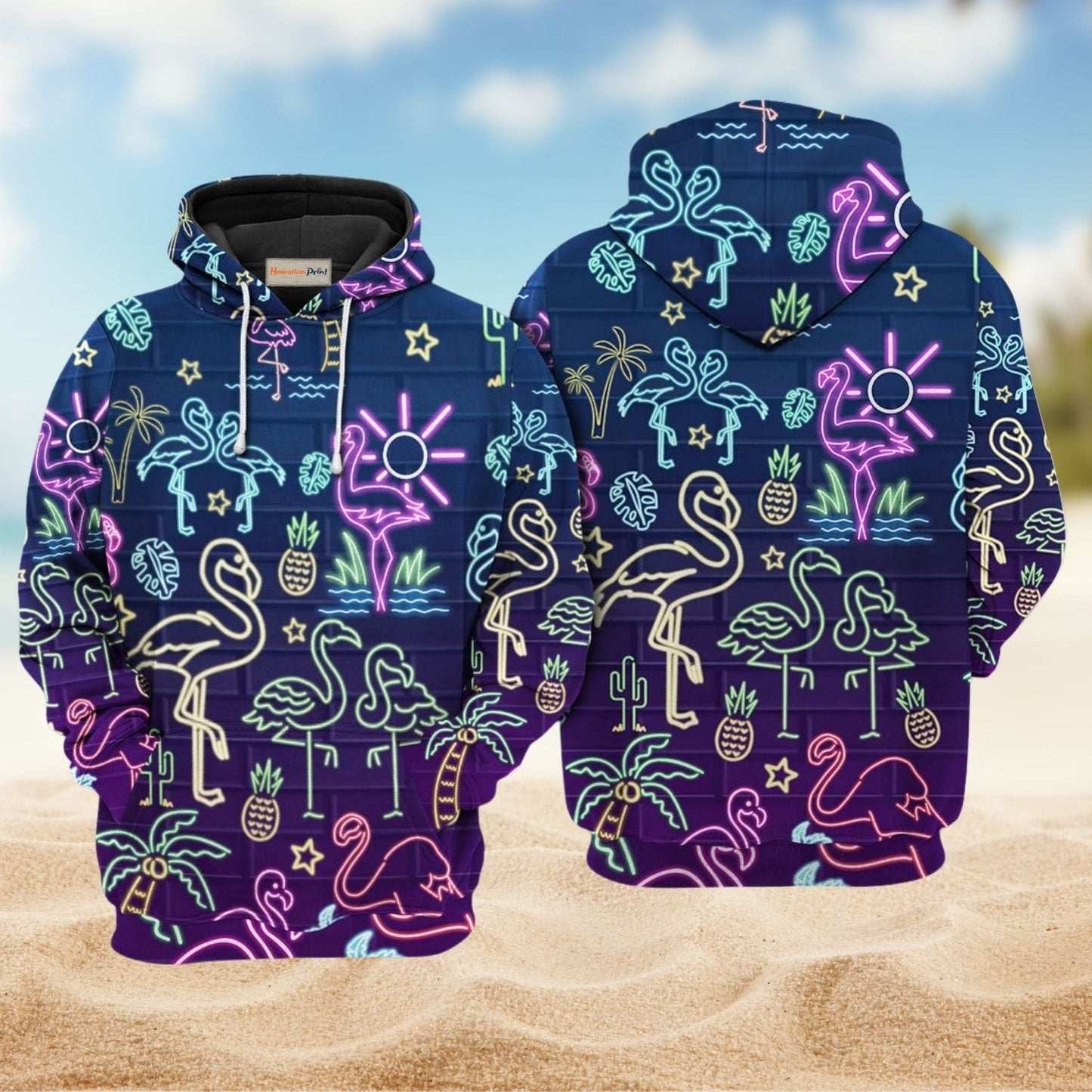 Flamingo Stand Tall Dream Big Hoodie For Everyday Wear Outdoor Adventures And Comfortable Style