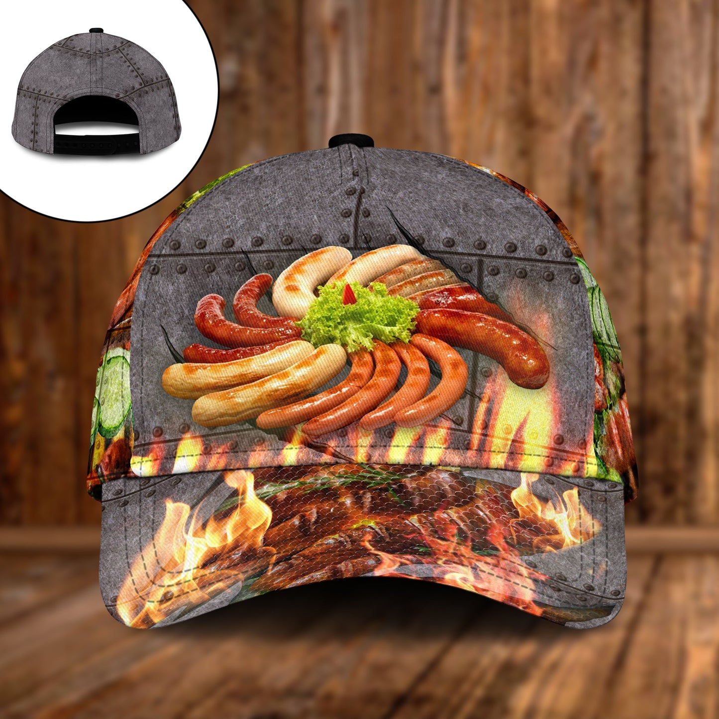 Hot Dog Food Life Humor Classic Cap For Beach Travel Outdoor Events And Relaxed Casual Wear