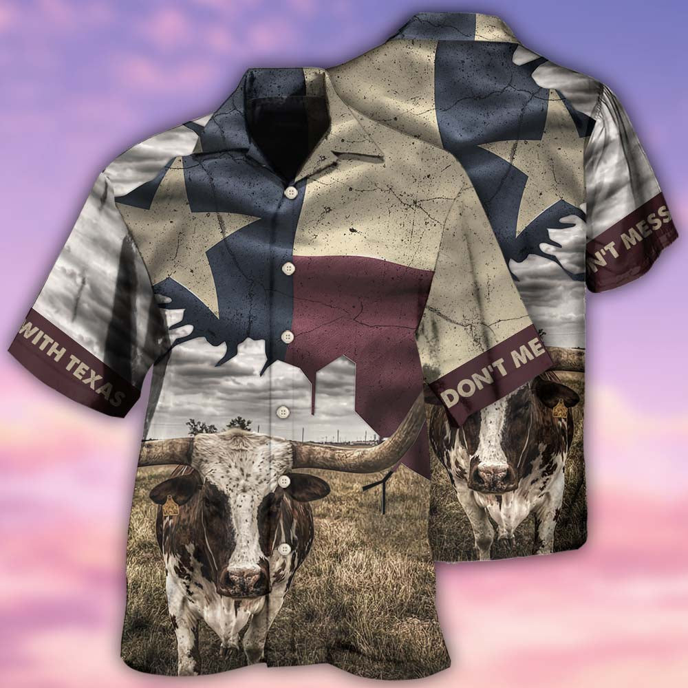 Peace Texas Heritage Hawaiian Shirt With All Over Print For Vacation Getaways Resort Wear And Casual Celebrations