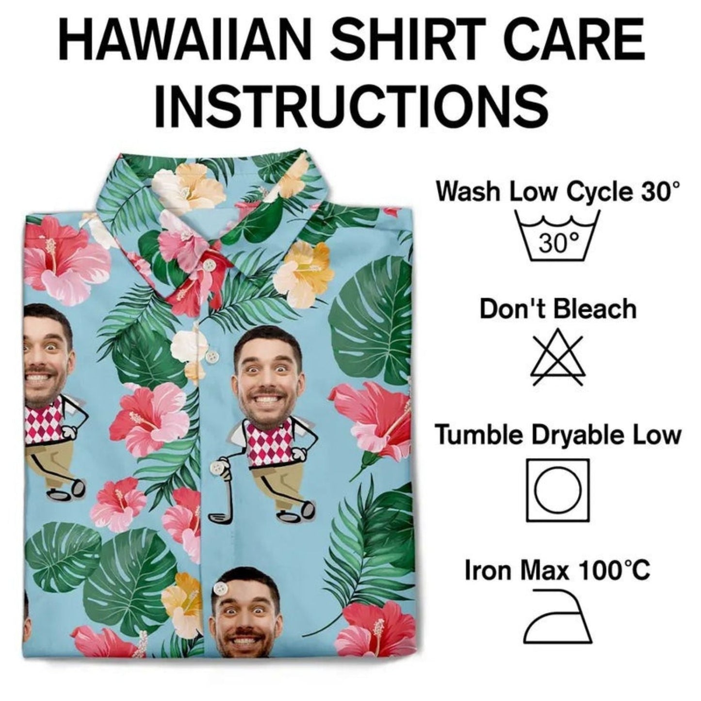 Funny Golf Custom Photo Personalized Hawaiian Shirt For Personalized Vacation Style And Beach Travel