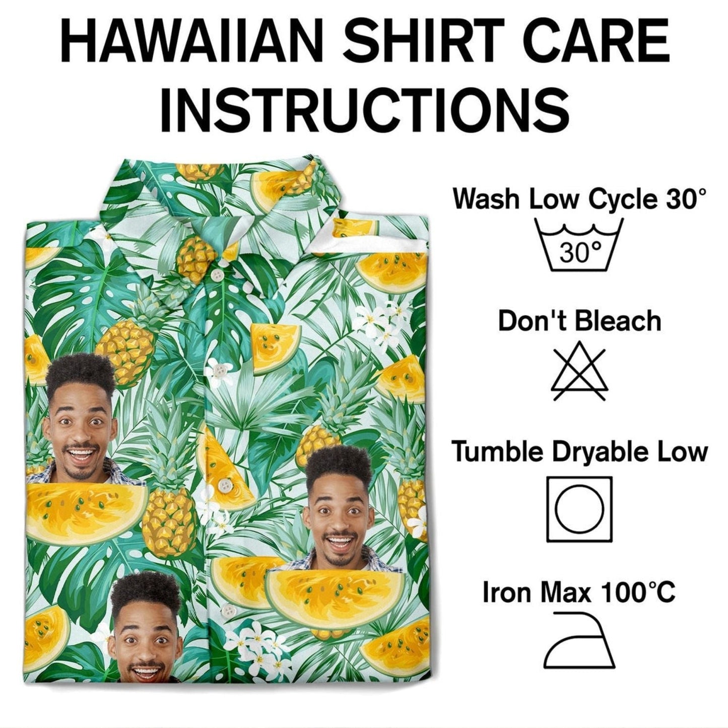 Custom Aloha Photo Family Pet Personalized Hawaiian Shirt For Warm Weather Events And Casual Wear