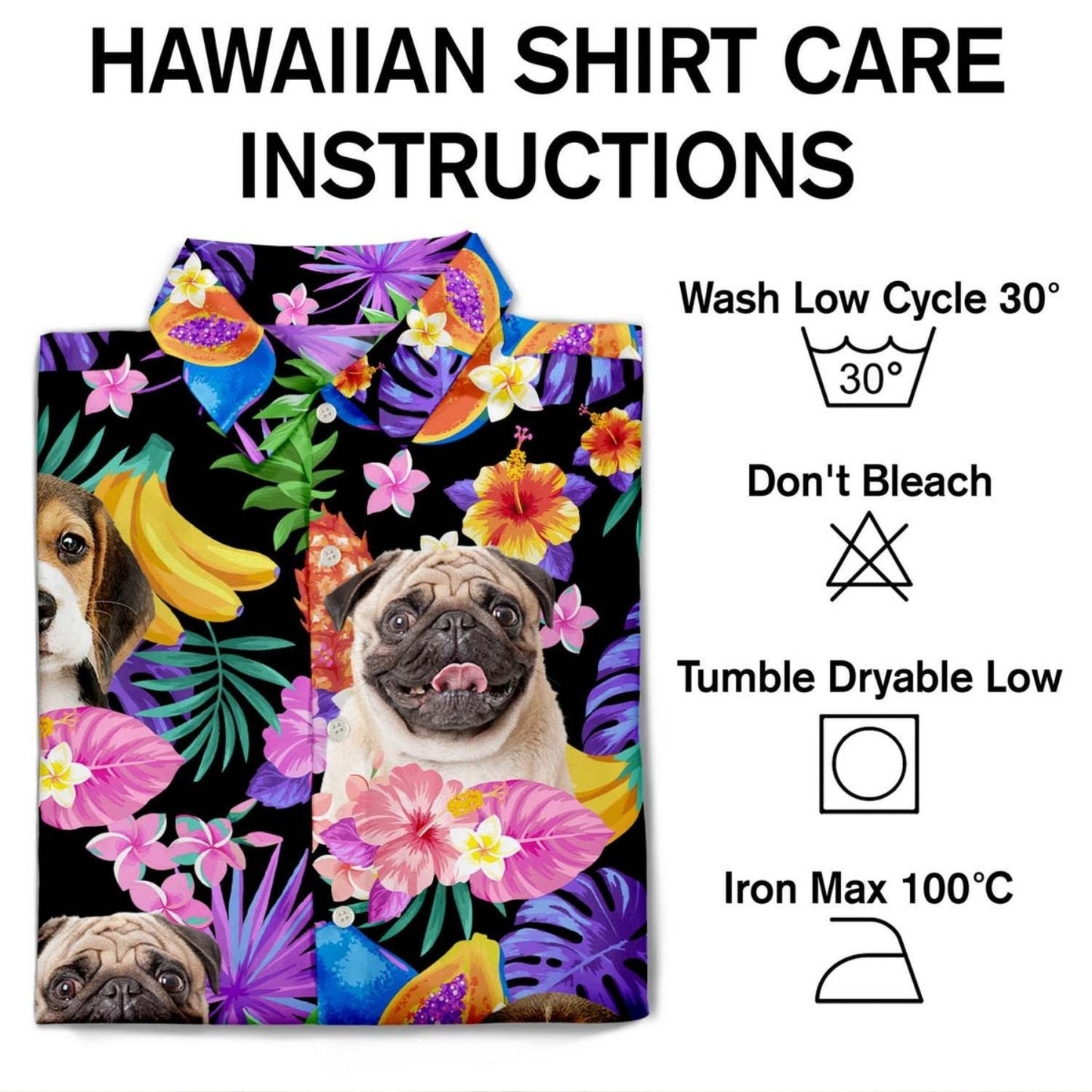 Funny Tropical Dog Custom Aloha Photo Family Hawaiian Shirt For Animal Lovers And Coastal Getaways