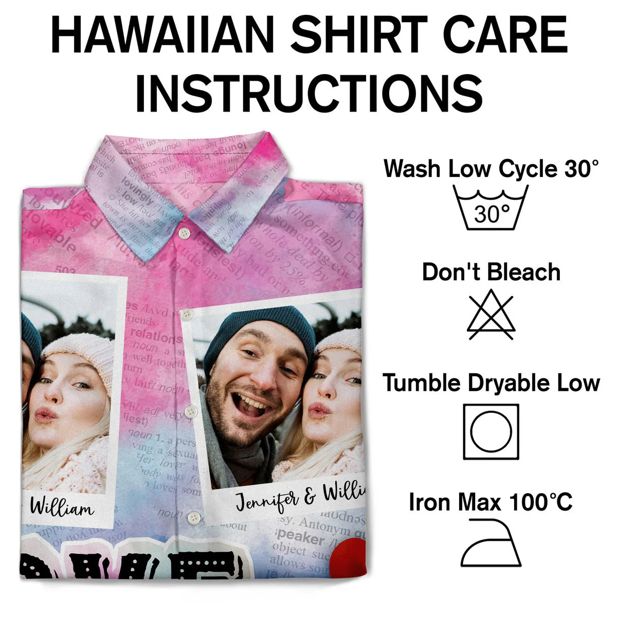 Funny Custom Photo Newspaper Gift Couples Husband Hawaiian Shirt For Personalized Vacation Style And Beach Travel