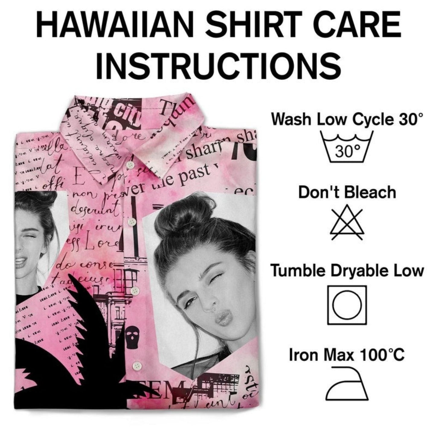 Tropical Funny Beach Vacation Custom Photo Newspaper Hawaiian Shirt For Tropical Holidays And Casual Wear
