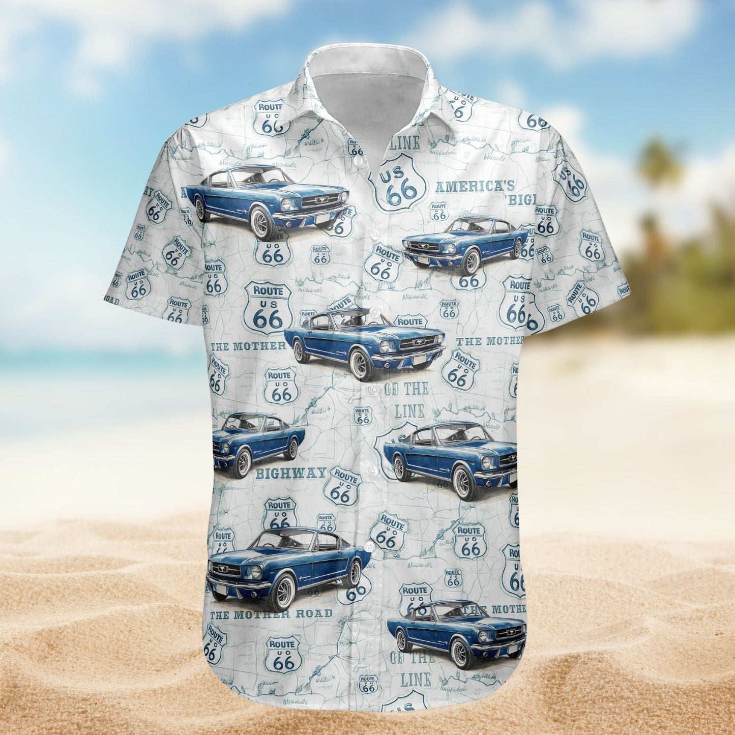 Classic Car Summer Vibes Personalized Hawaiian Shirt For Personalized Vacation Style And Beach Travel