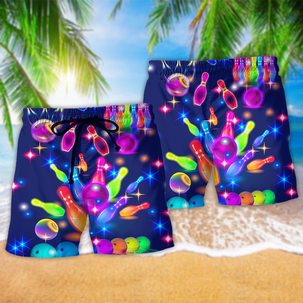 Hippie Peace Life Neon Color Beach Shorts Pattern Detail For Relaxed Warm Weather Outfits