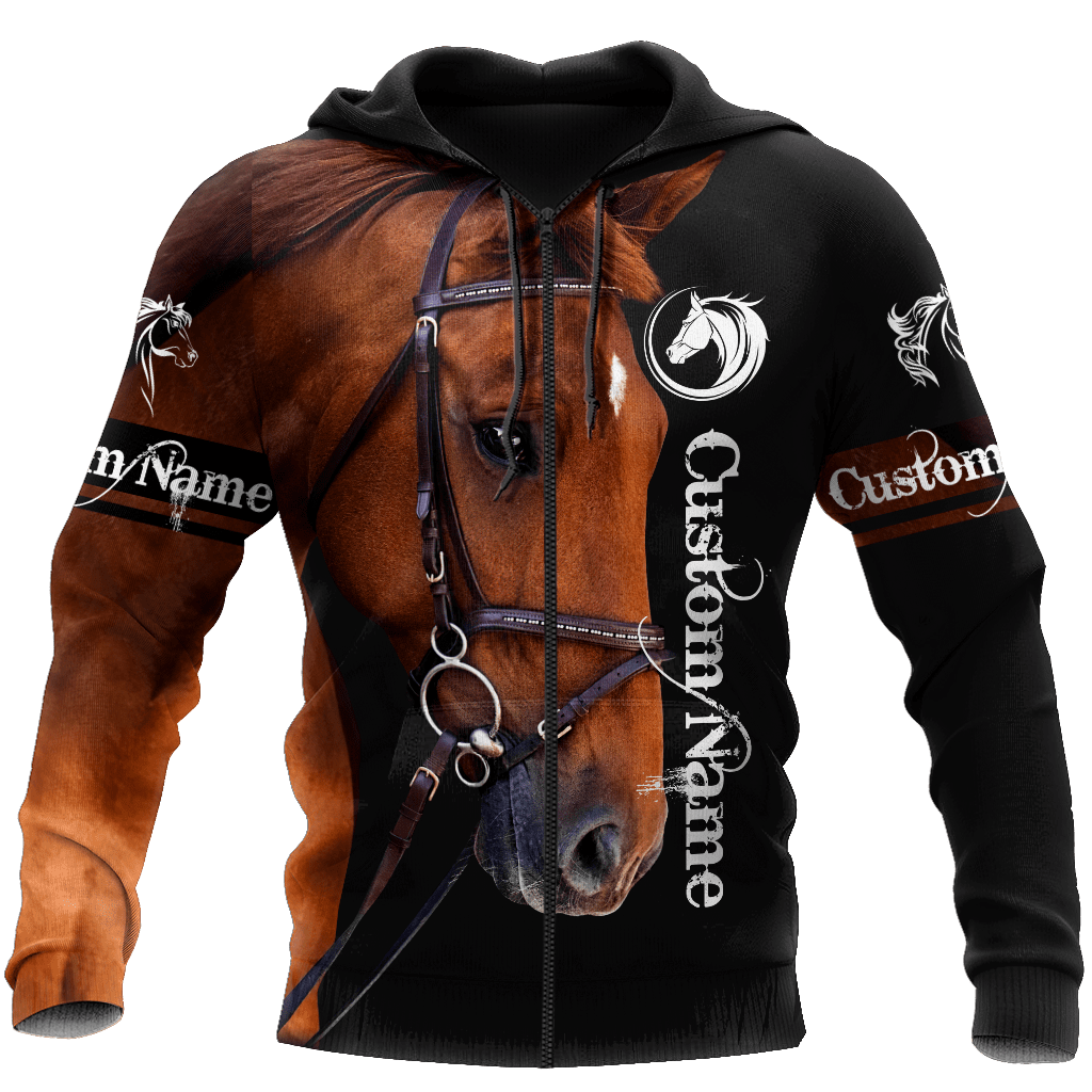 Illustrated Horse Hoodie For Ranch Style Adventures Daily Wear And Thoughtful Gifts