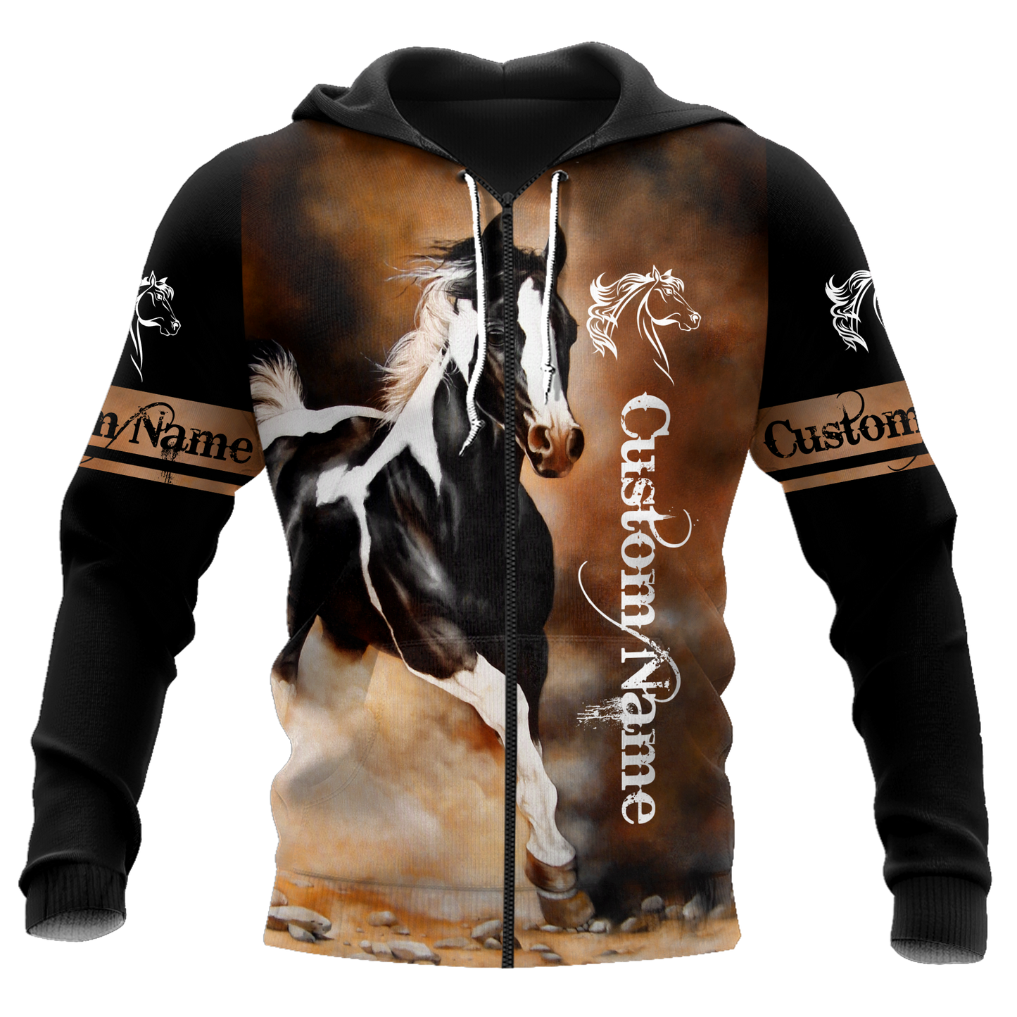 Love Horse Hoodie For Horse Lovers Weekend Adventures And Relaxed Daily Style