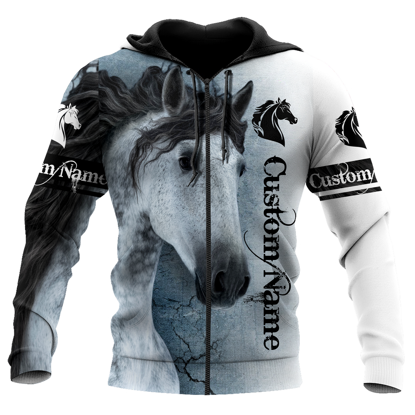 Horse Hoodie For Horse Inspired Streetwear Holidays And Comfortable Outfits