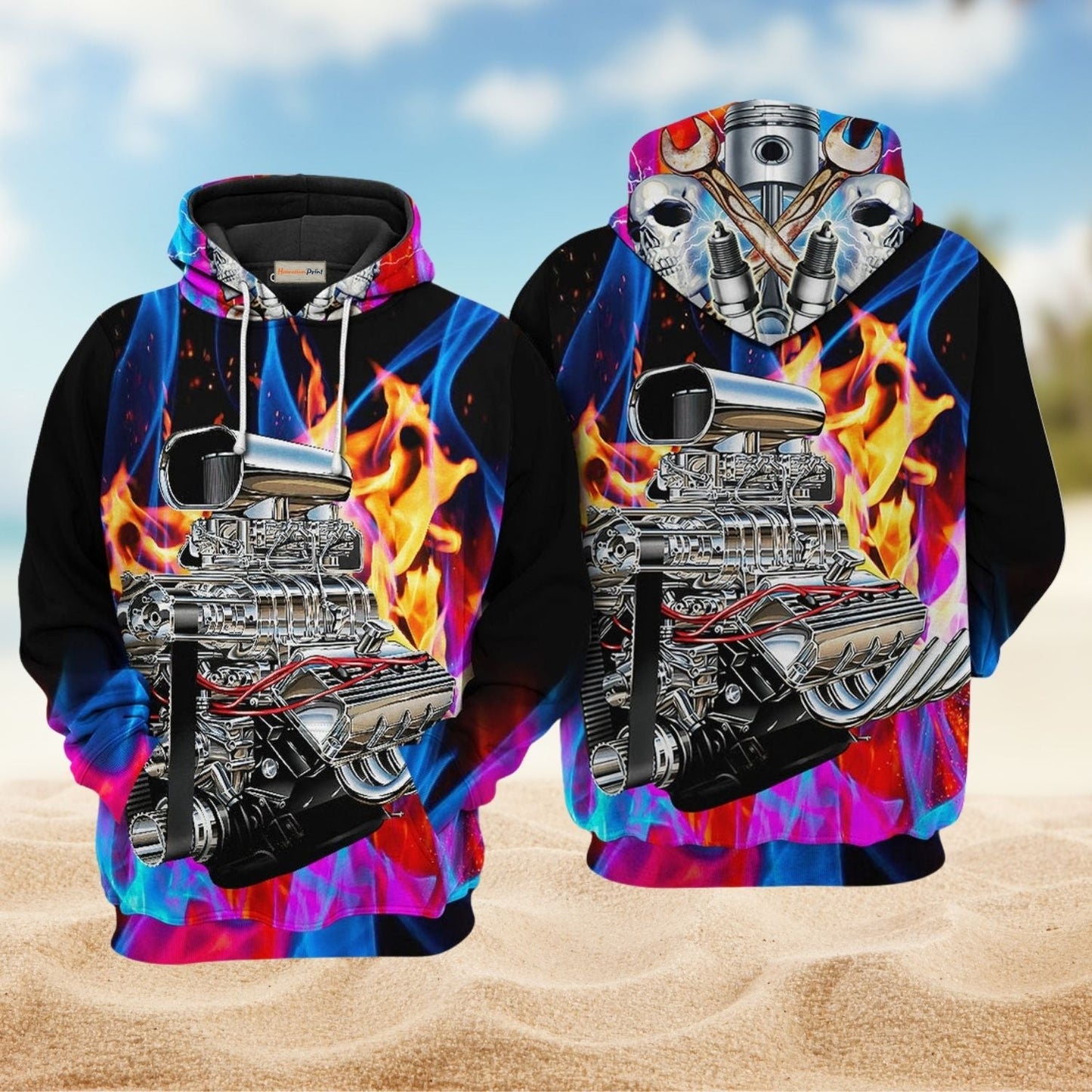 Hot Rod Hoodie For Car Lovers Outdoor Events And Thoughtful Gift Giving