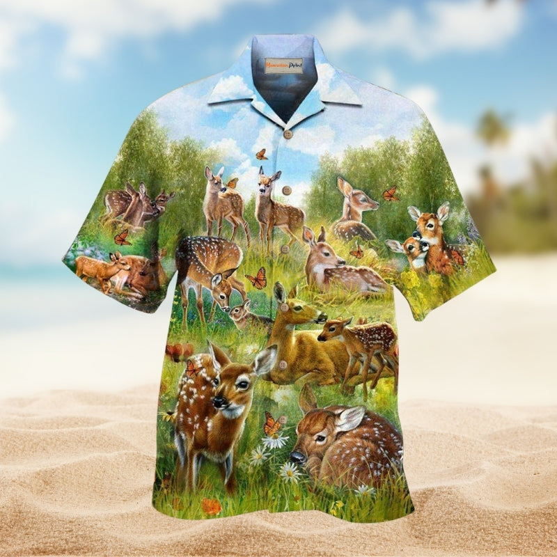 Hunting All Life Deserves Life Stop Hunting Deer Hawaiian Shirt For Summer Vacation Beach Travel And Relaxed Casual Wear