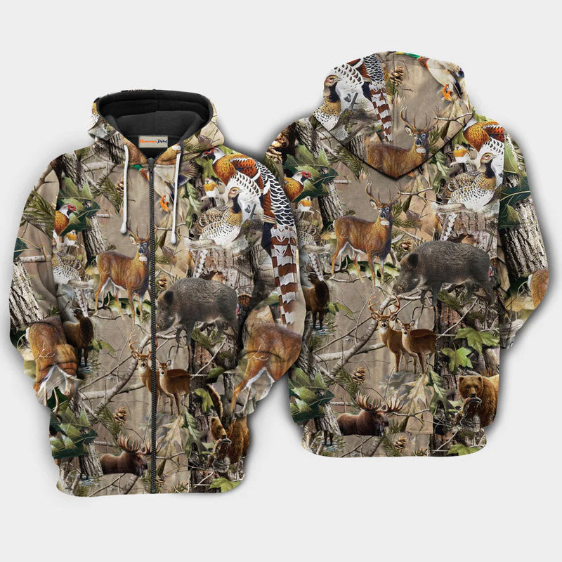 Hunting Lover Animals Hoodie For Country Lifestyle Trips And Thoughtful Outdoor Gifts