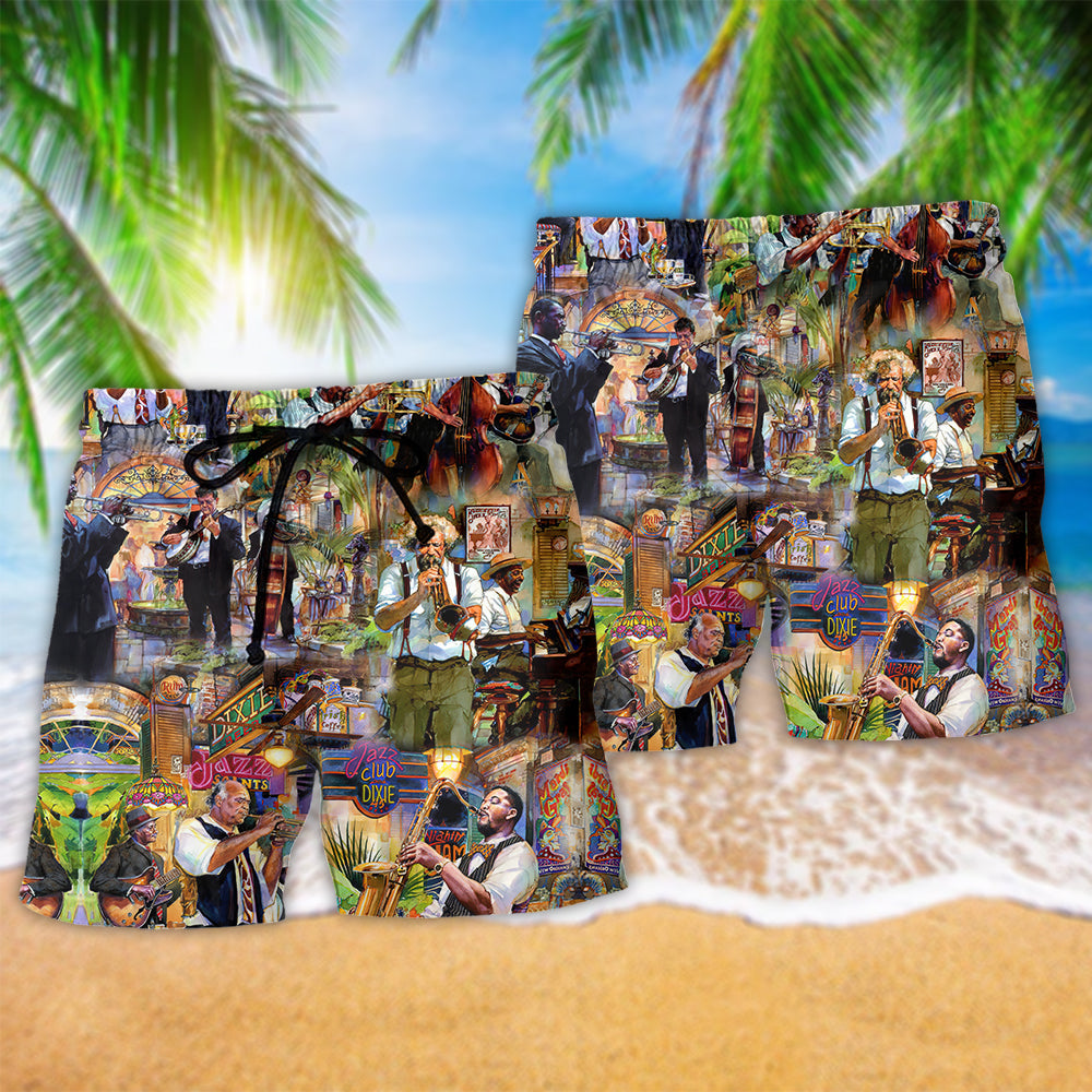 Jazz Quote Classic Music Philosophy Beach Shorts For Outdoor Adventures And Thoughtful Seasonal Gifts