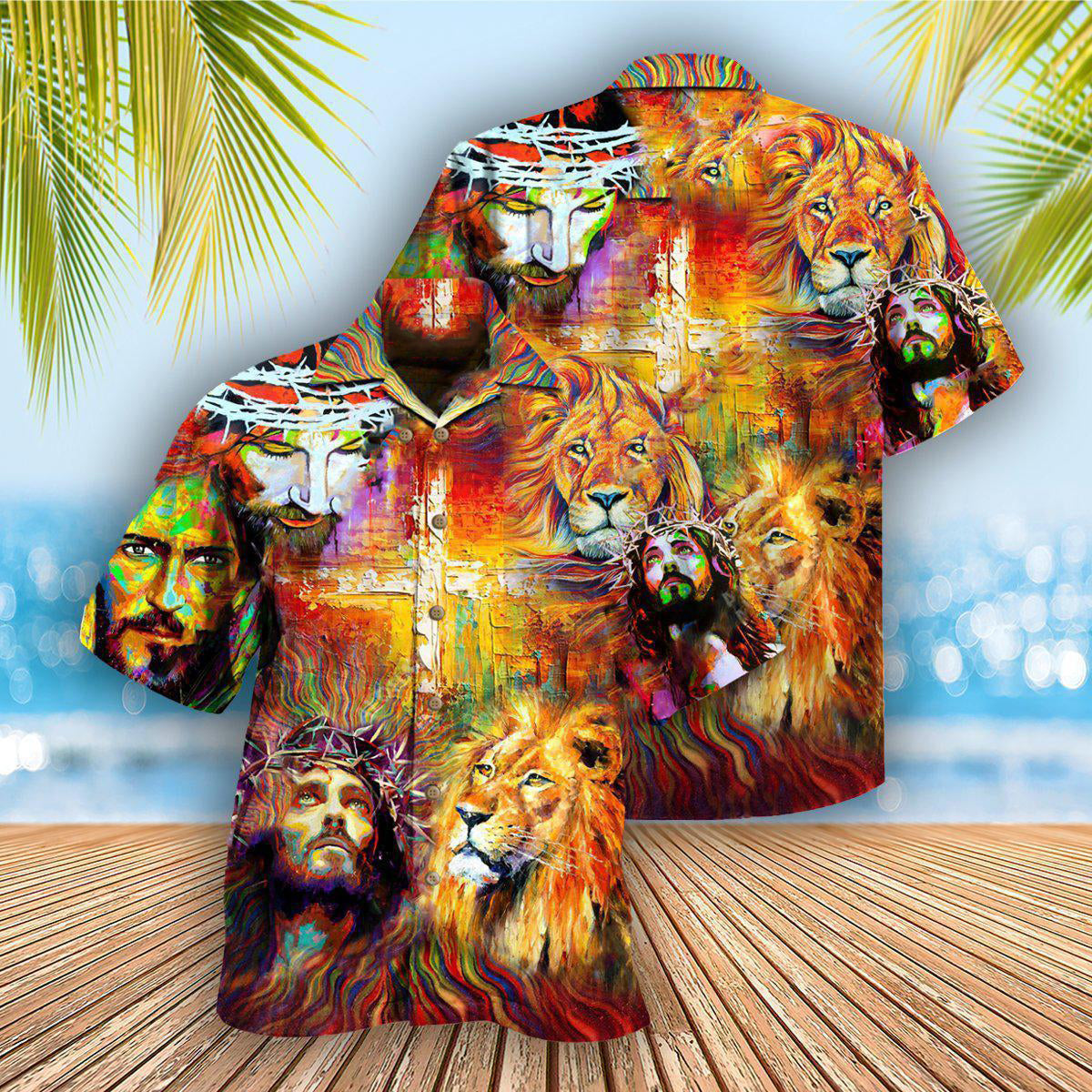 Christian Faith Hawaiian Shirt With All Over Print For Tropical Travel Beach Gatherings And Comfortable Wear