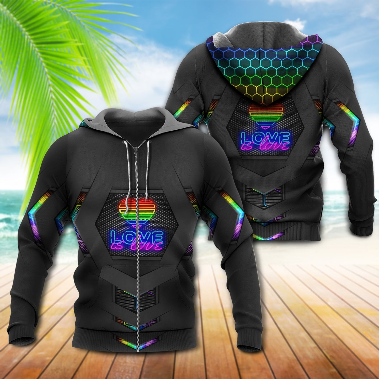 Pride Lover Hoodie For Colorful Festivals Daily Wear And Supportive Gifting