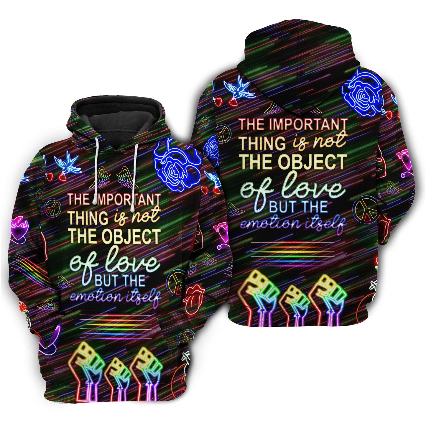 Pride Important Thing Hoodie For Pride Festivals Community Events And Colorful Everyday Style