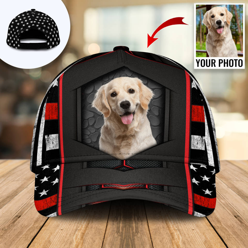 Labrador Retriever Dog Custom Photo Design Classic Cap For Holiday Trips Daily Outfits And Thoughtful Gifting