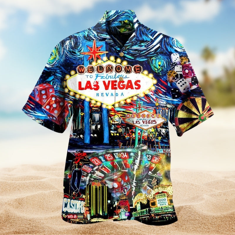Christmas Santa Tree Hawaiian Shirt Print Closeup For Casual Outings