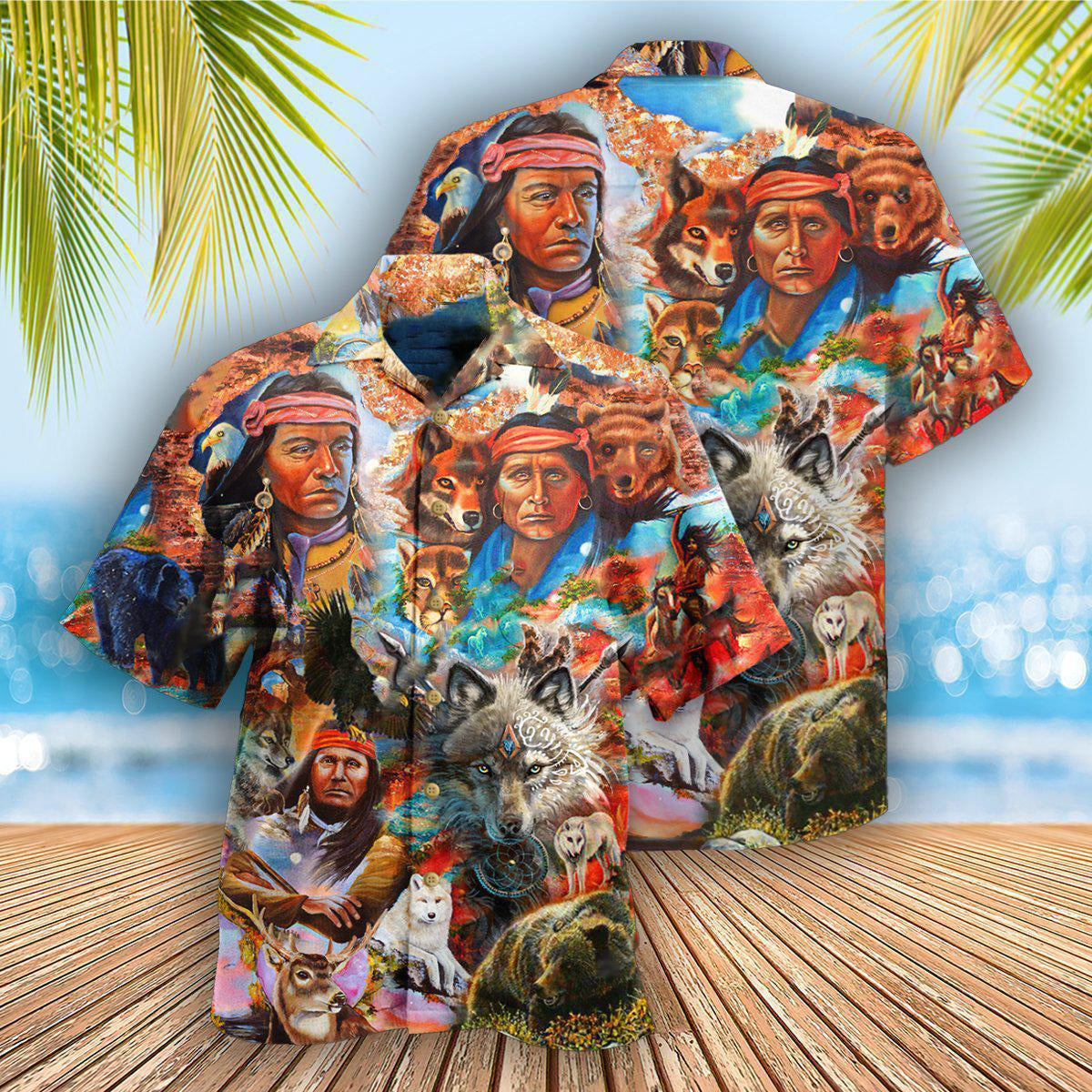 Bohemian Spirits Guide Hawaiian Shirt For Coastal Adventures And Warm Weather Wear