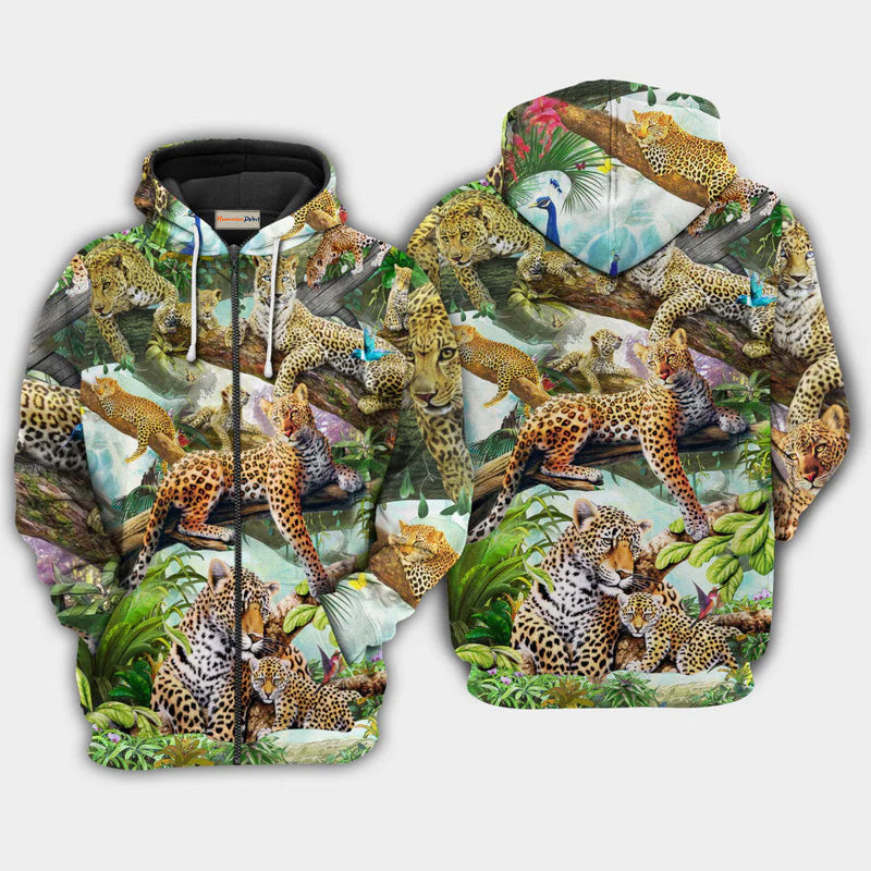 Leopard Hoodie For Nature Lovers Casual Travel And Comfortable Layering