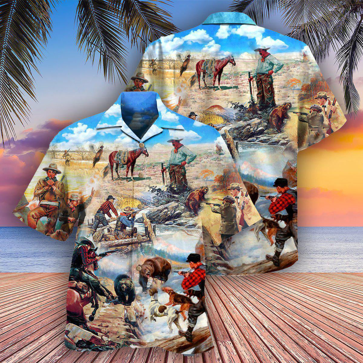 Hunting Call Late Hawaiian Shirt For Summer Vacation And Beach Travel
