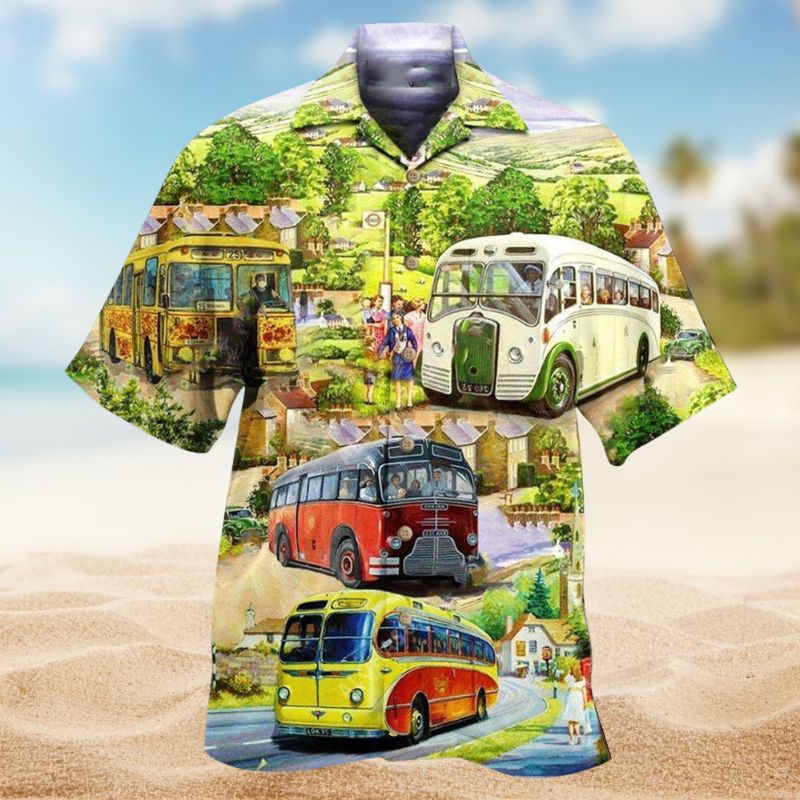 Proud Bus Driver Hawaiian Shirt For Vacation Adventures Beach Events And Relaxed Warm Weather Style