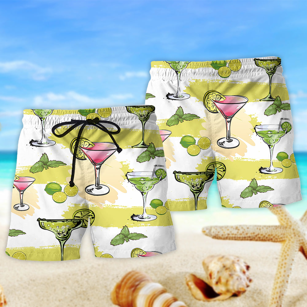 Margarita Cocktail Summer Party Beach Shorts For Outdoor Adventures And Thoughtful Seasonal Gifts