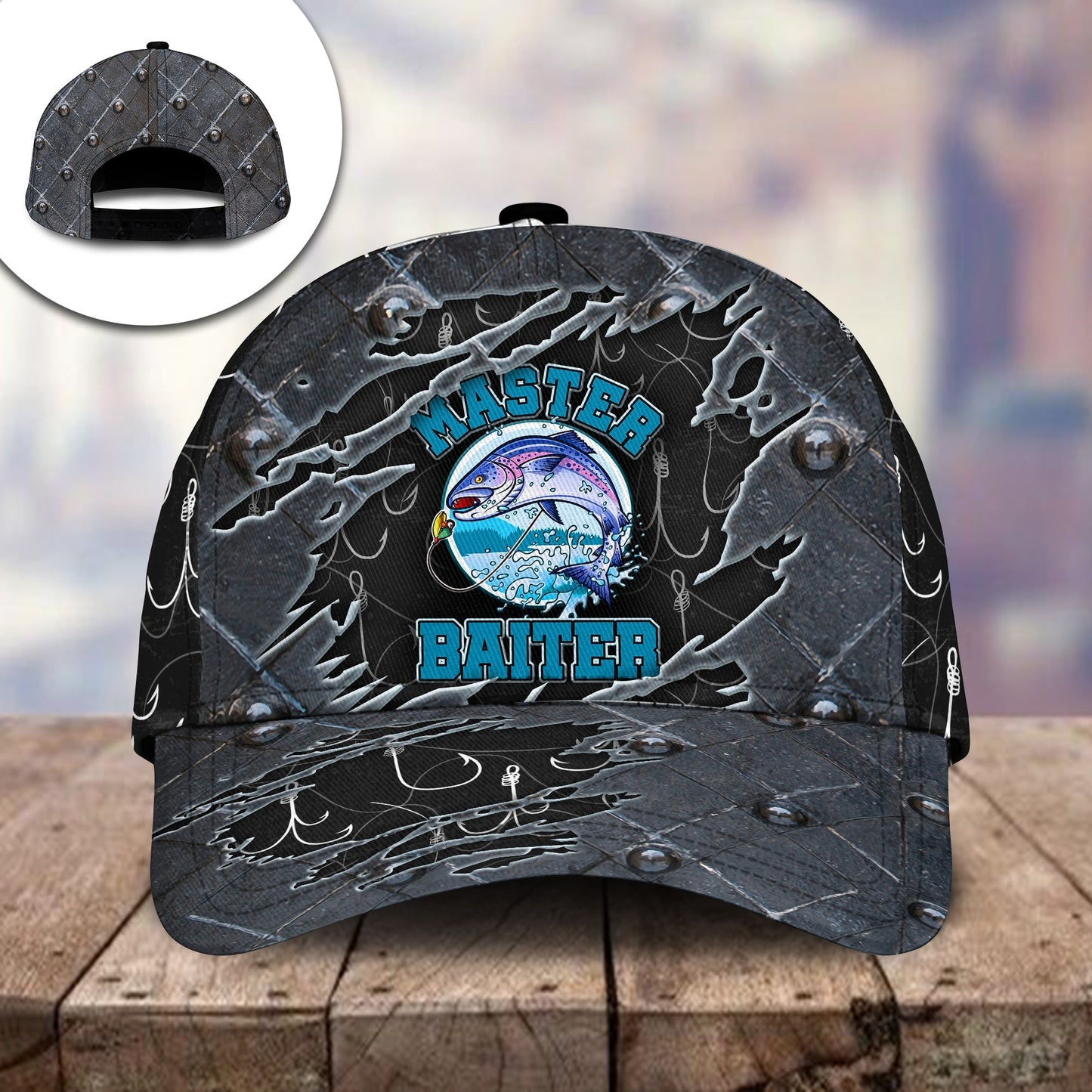 Fishing Humor Master Baiter Classic Cap For Weekend Adventures Festivals And Gift Giving
