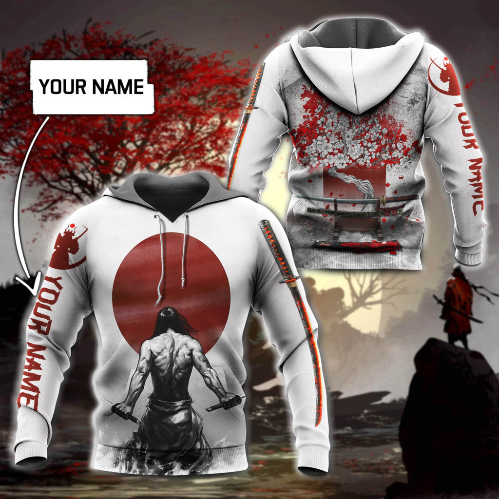 Japanese Samurai Tattoo Personalized Hoodie For Heritage Events Weekend Outings And Comfortable Streetwear