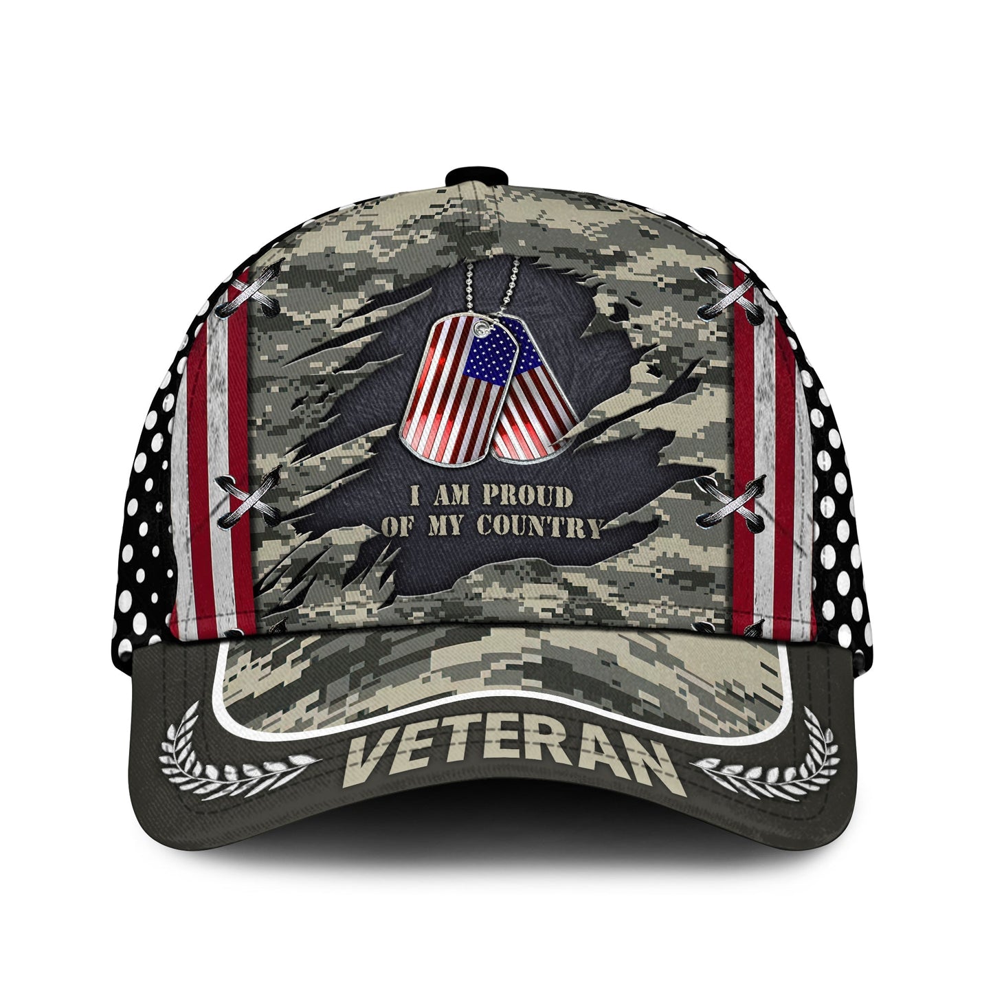 Veteran Camo Classic Cap For Weekend Outings Holidays And Thoughtful Gifting