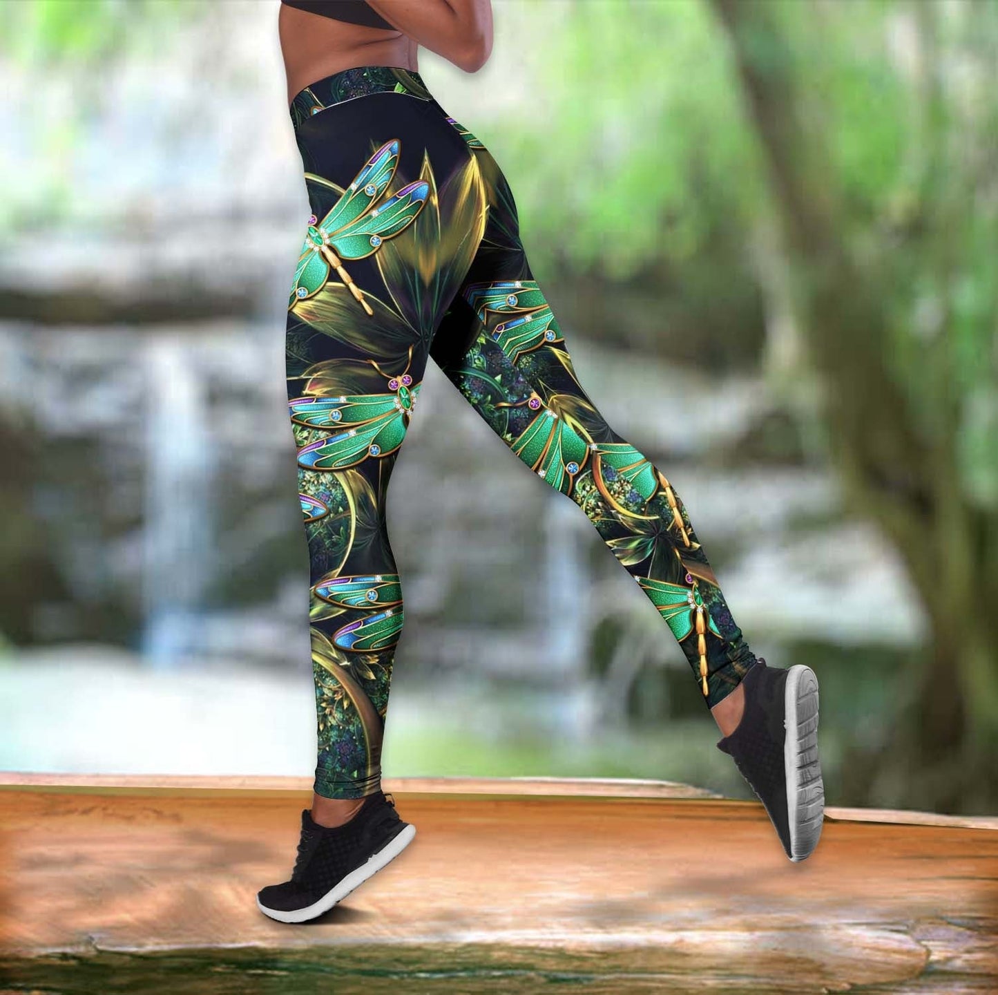 Dragonfly Sky Freedom Hollow Tank Top For Active Days And Festival Wear