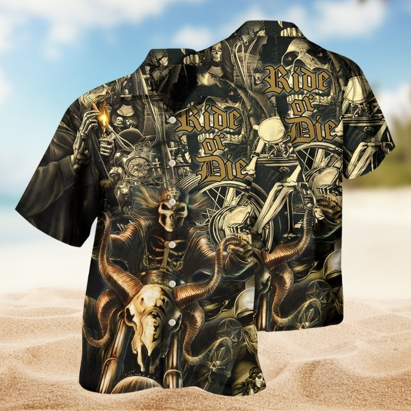 Motorcycle Adventure Hawaiian Shirt For Beach Party And Outdoor Comfort