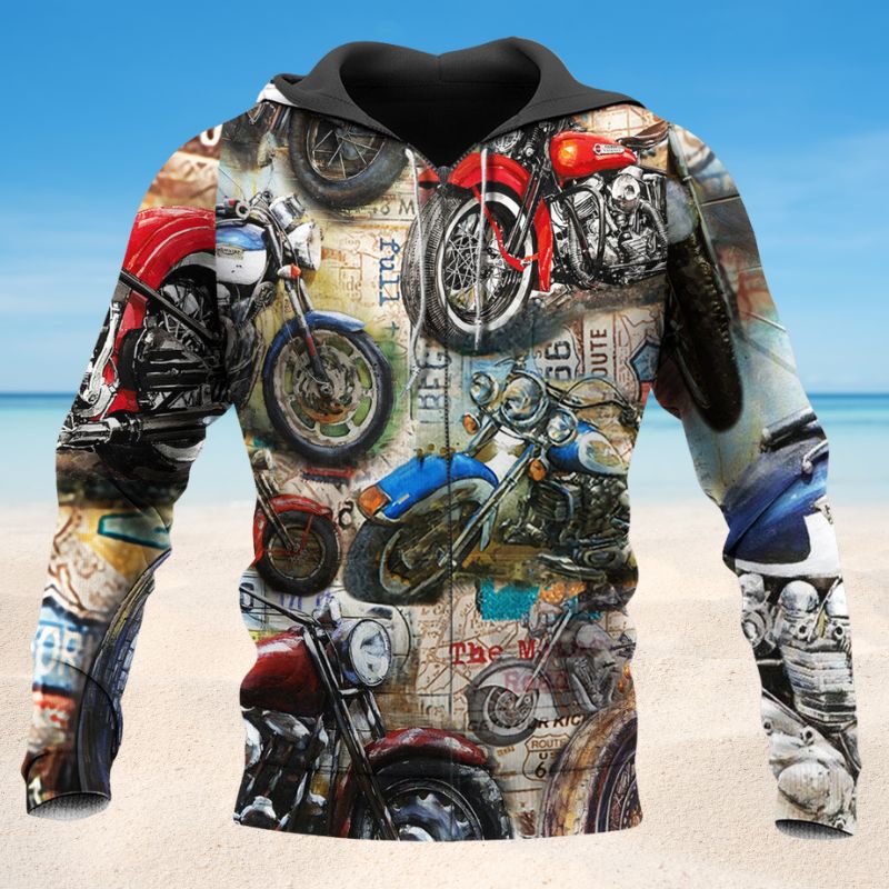 Motorcycle Life Hoodie For Automotive Fans Seasonal Travel And Casual Streetwear