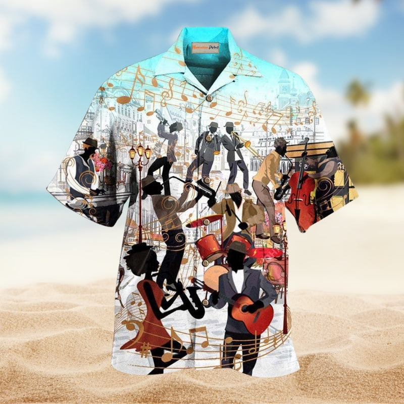 Music Jazz Lover Hawaiian Shirt For Vacation Adventures Beach Events And Relaxed Warm Weather Style