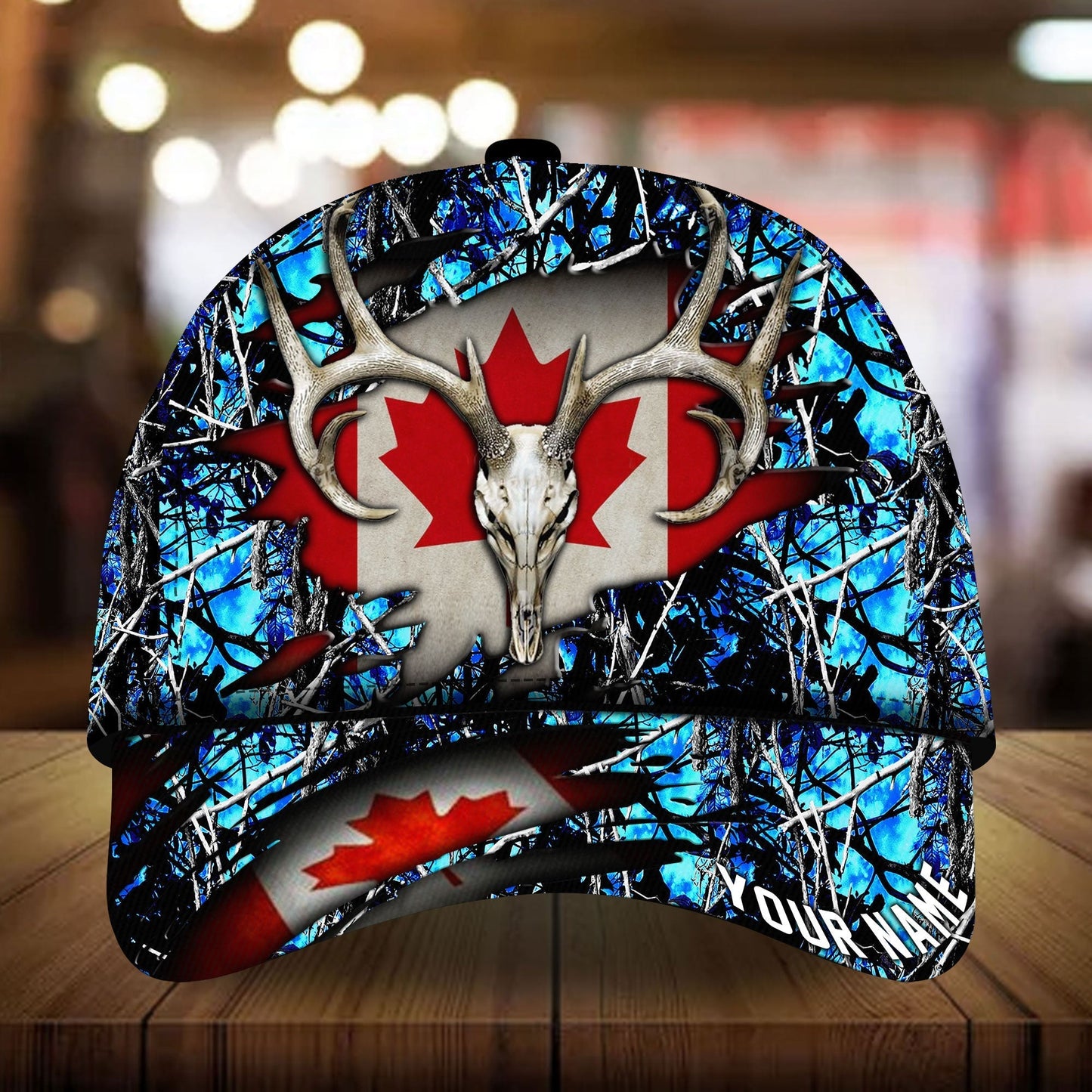 Cross Hunting Camo Personalized Classic Cap For Daily Styling Weekend Travel And Outdoor Activities