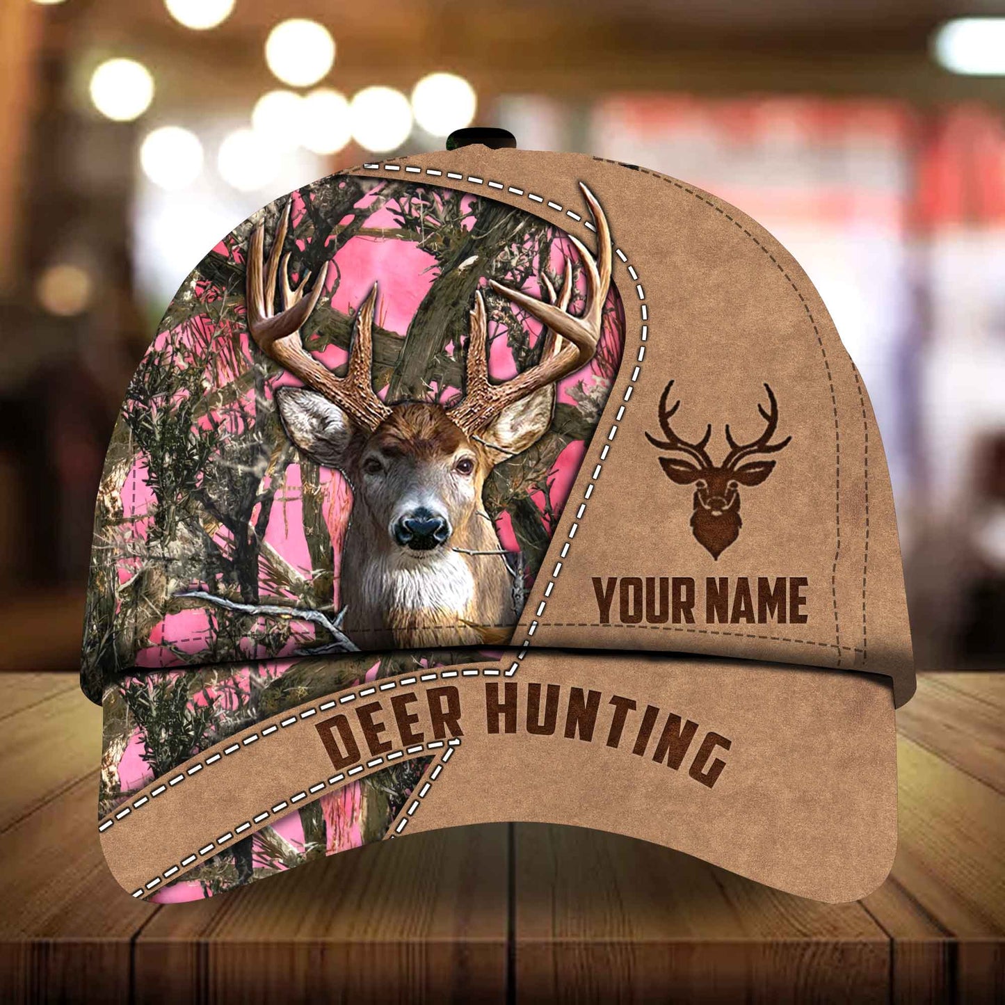 Stephen Deer Hunting Camo Personalized Classic Cap For Festivals Holidays And Comfortable Everyday Wear