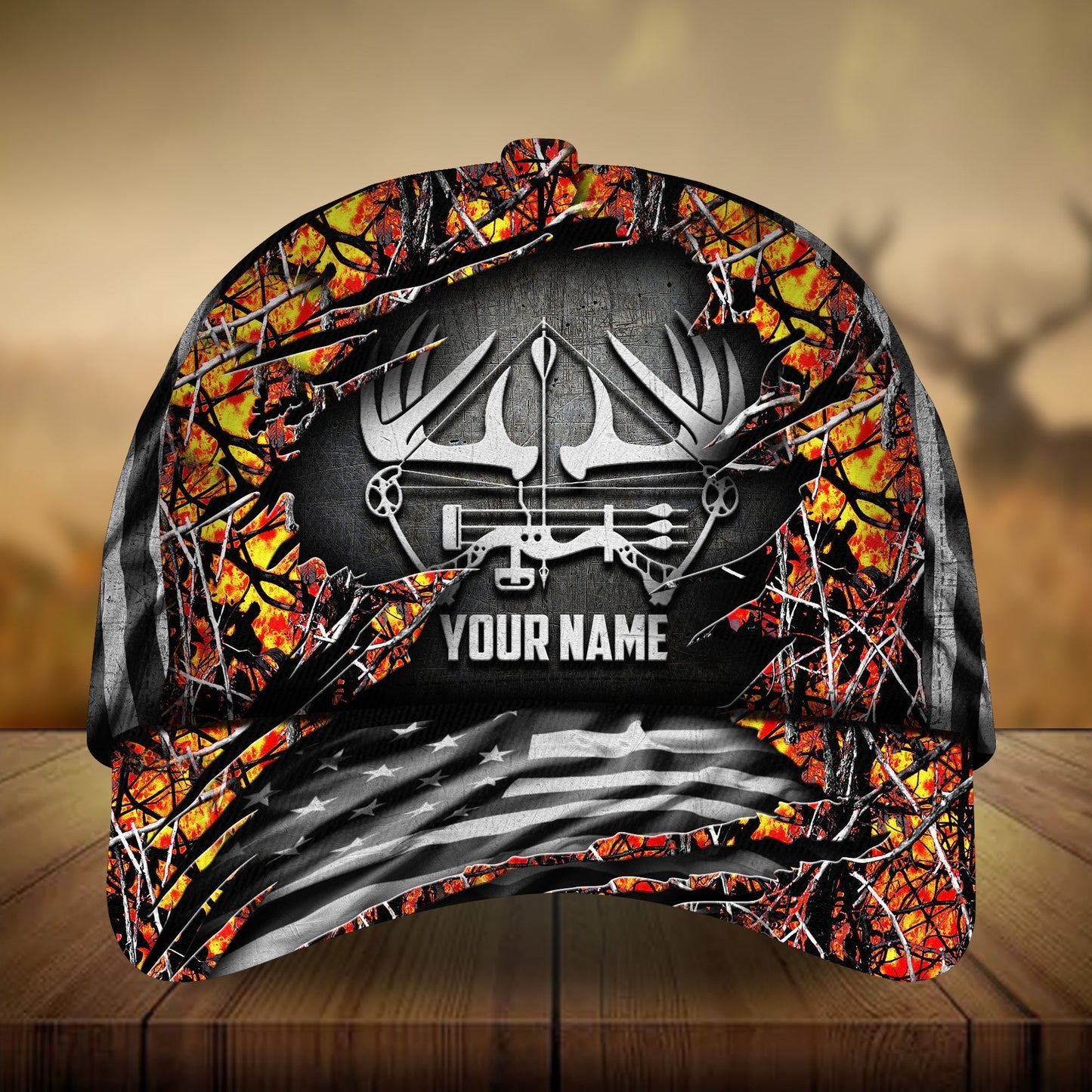 Special Hunting 3D Personalized Classic Cap For Summer Activities Vacations And Comfortable Daily Wear