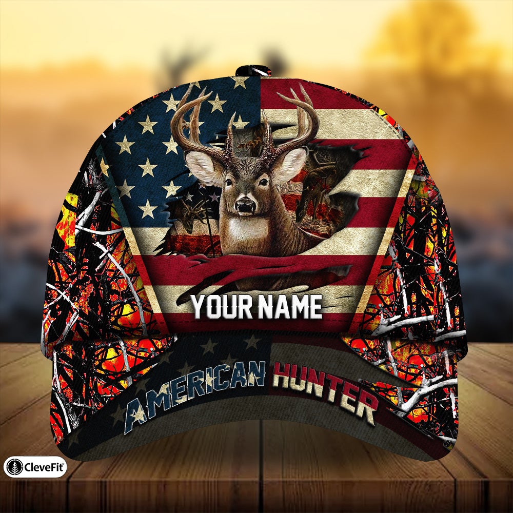 American Hunter Deer Hunting Outdoor Gift Classic Cap For Outdoor Travel Parties And Thoughtful Holiday Gifting