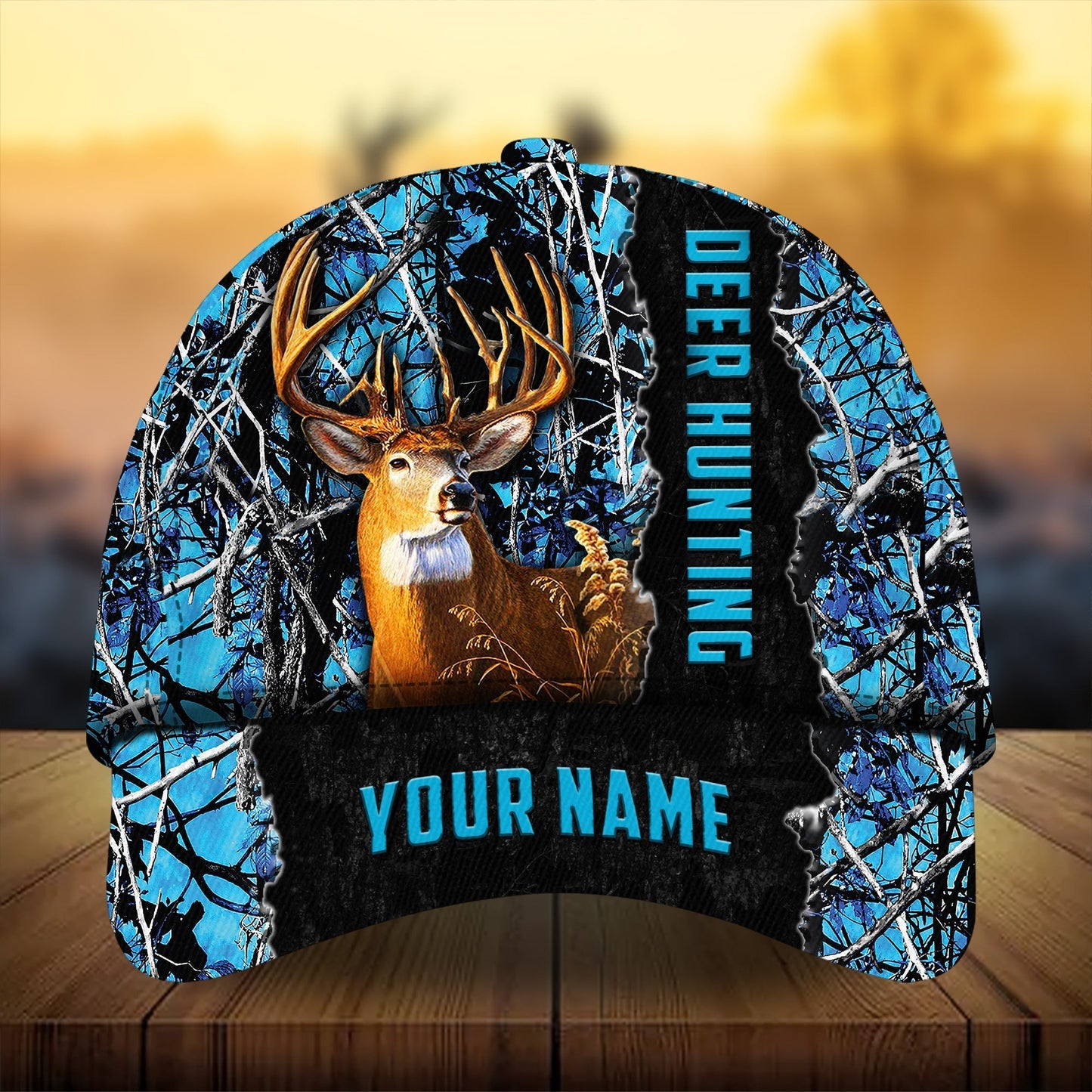 Men Camouflage Deer Hunting Personalized Classic Cap For Relaxed Outfits Outdoor Events And Holiday Trips