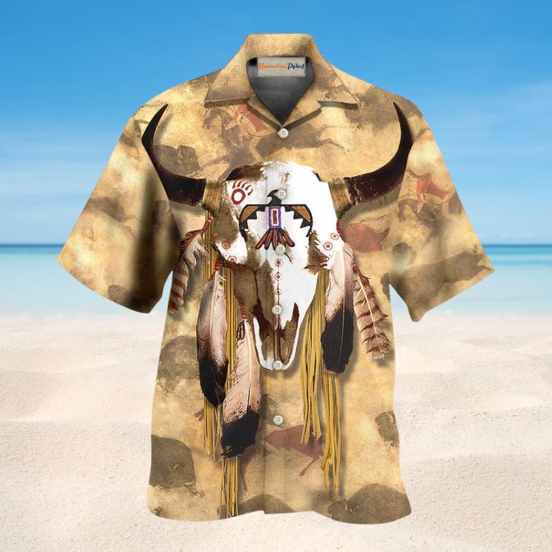 Bohemian Skull Peace Hawaiian Shirt For Warm Weather Adventures And Everyday Comfort