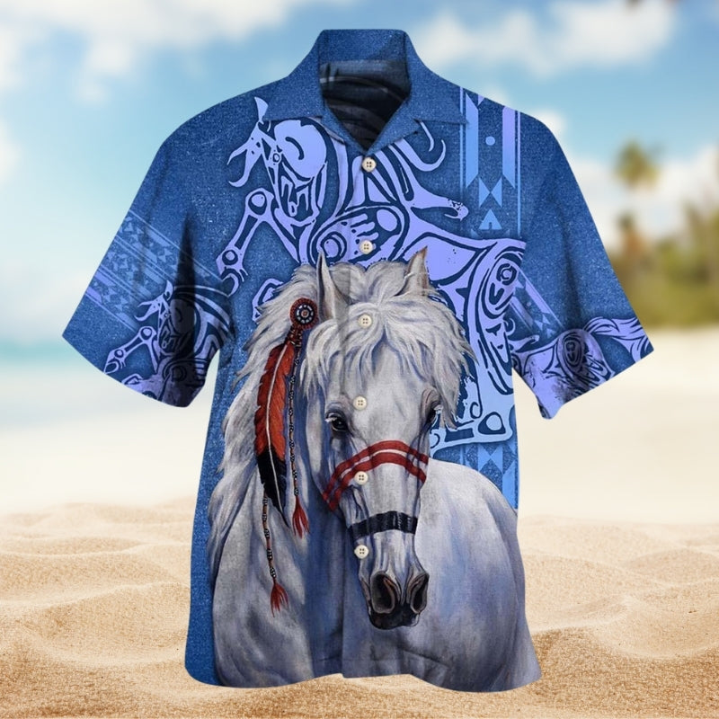 Southwestern Geometric Peace Hawaiian Shirt For Cruise Journey And Relaxed Resort Style