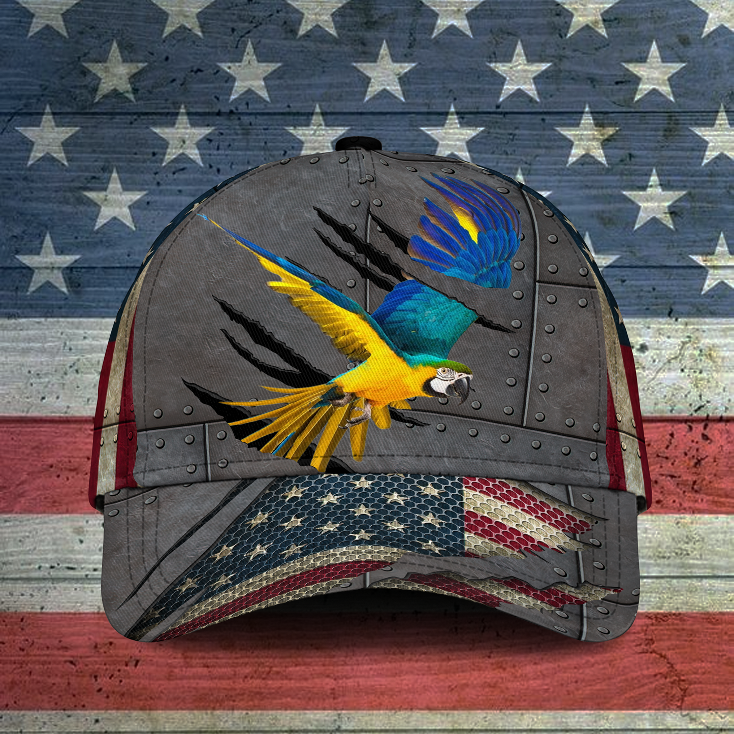 Parrots High By The Beach Classic Cap For Summer Outings Festivals And Relaxed Daily Wear