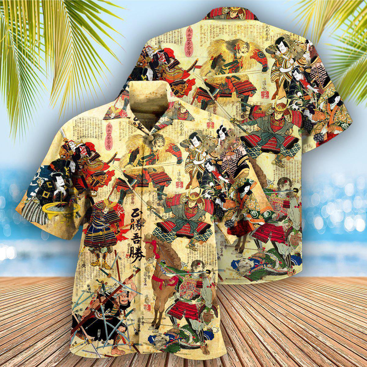 Samurai Perceive Seen Eye Hawaiian Shirt Design Detail For Beach Days And Holiday Travel
