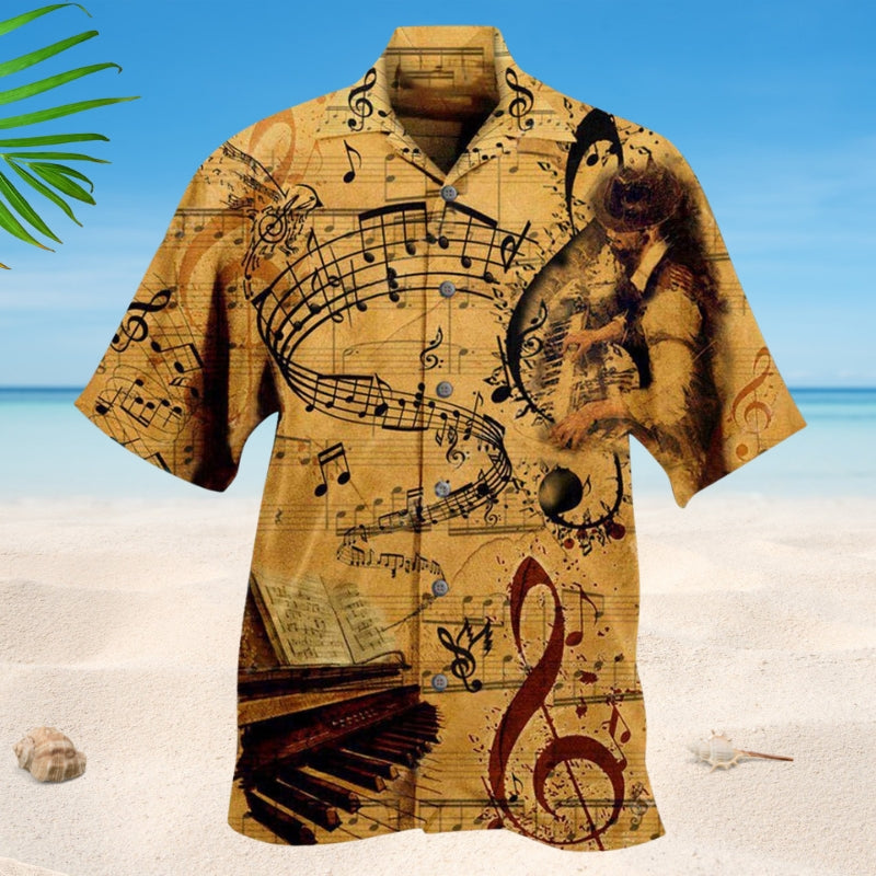 Piano Fail Music Speaks Hawaiian Shirt For Beach Days, Summer Outings, And Thoughtful Gift Giving