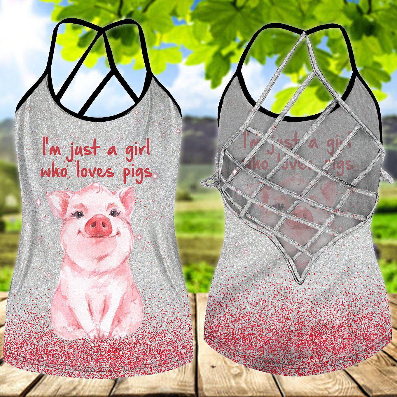 Pig Loves Farm Hollow Tank Top For Summer Outings And Everyday Comfort