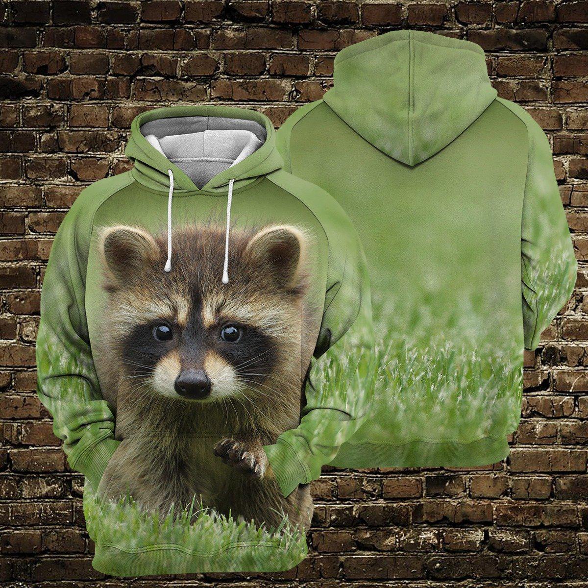 Raccoon Peace Hoodie For Colorful Outings Music Events And Everyday Style